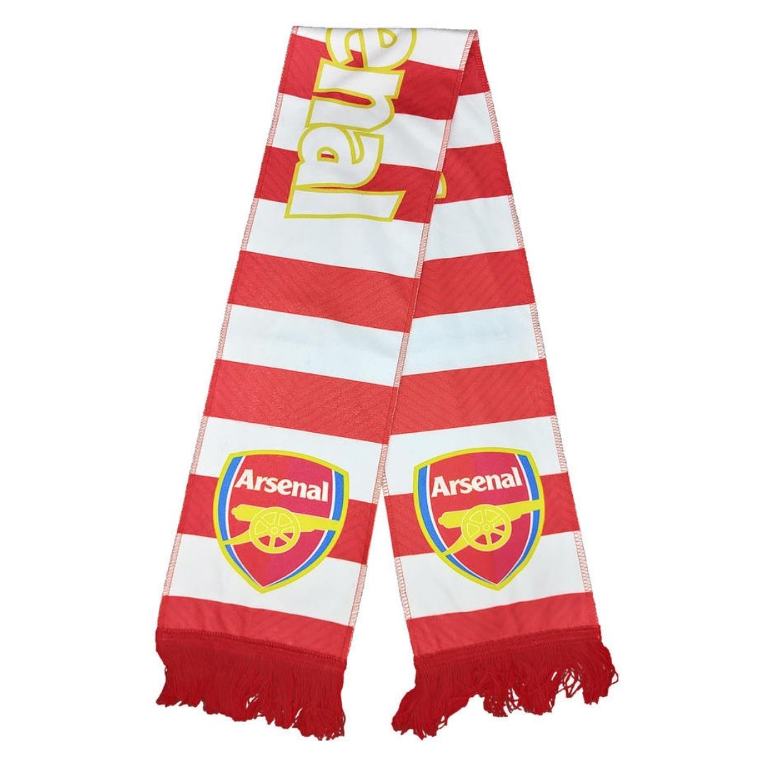 Arsenal Scarf Red&White
