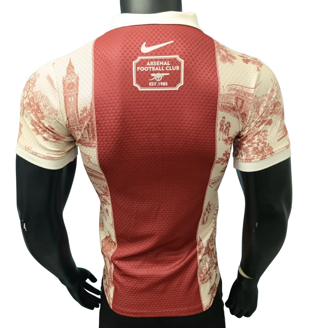 Gunners Vintage Style  Player Version Polo Soccer Jersey 2026/27