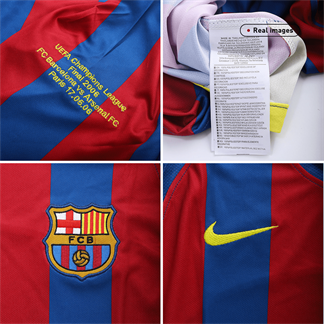 Barcelona MESSI #30 2005/06 Retro Home Soccer Jersey - UCL Final