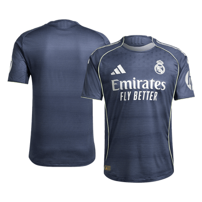 Real Madrid Player Version Away Soccer Jersey 2025/26 Navy