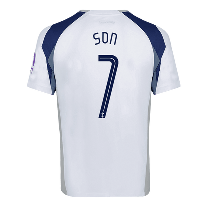 SON #7 Tottenham Hotspur Home Soccer Jersey 2025/26 White - UCL