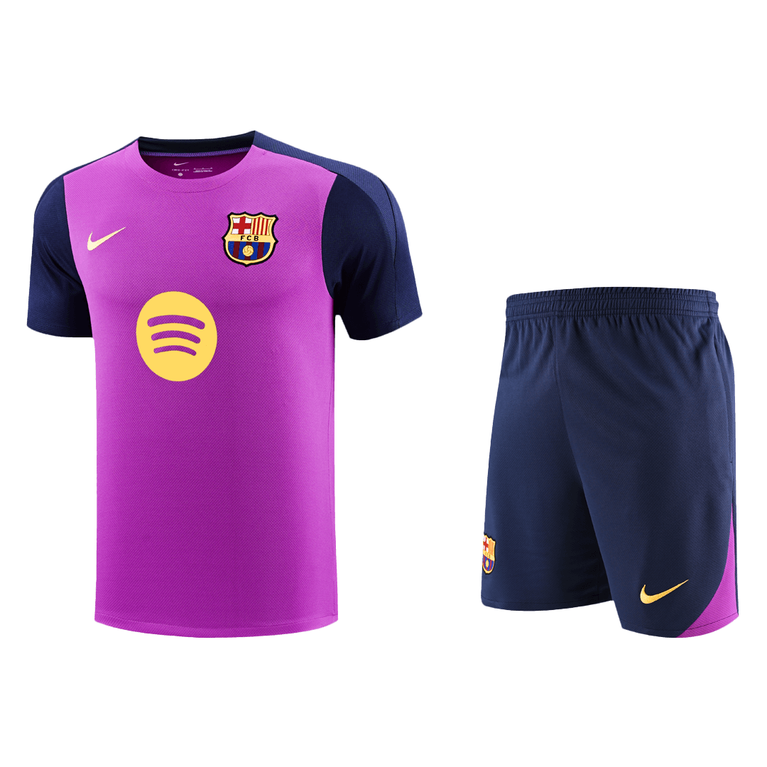 Barcelona Pre-Match Kit - Jersey+Shorts 2025/26
