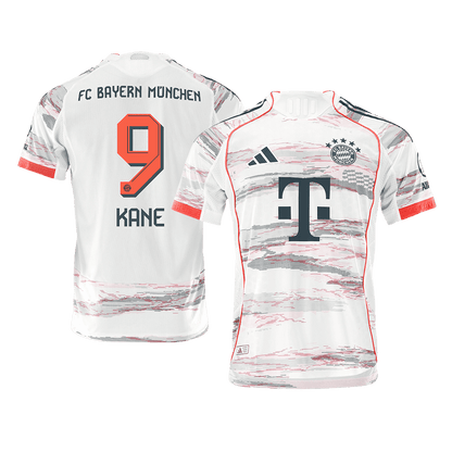 KANE #9 Bayern Munich Away Player Version Soccer Jersey 2025/26 White
