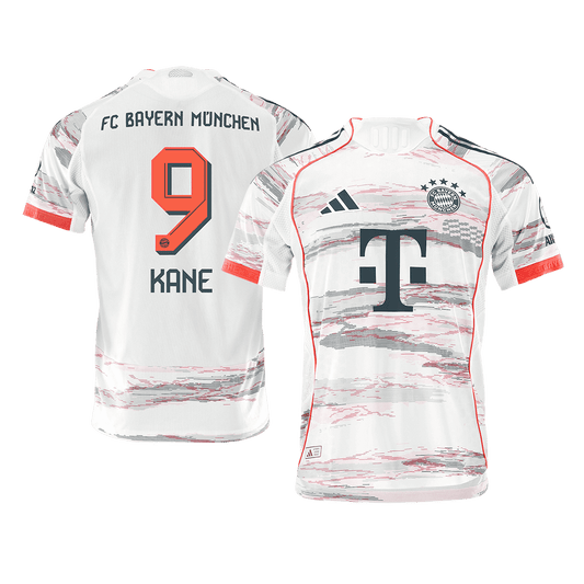KANE #9 Bayern Munich Away Player Version Soccer Jersey 2025/26 White