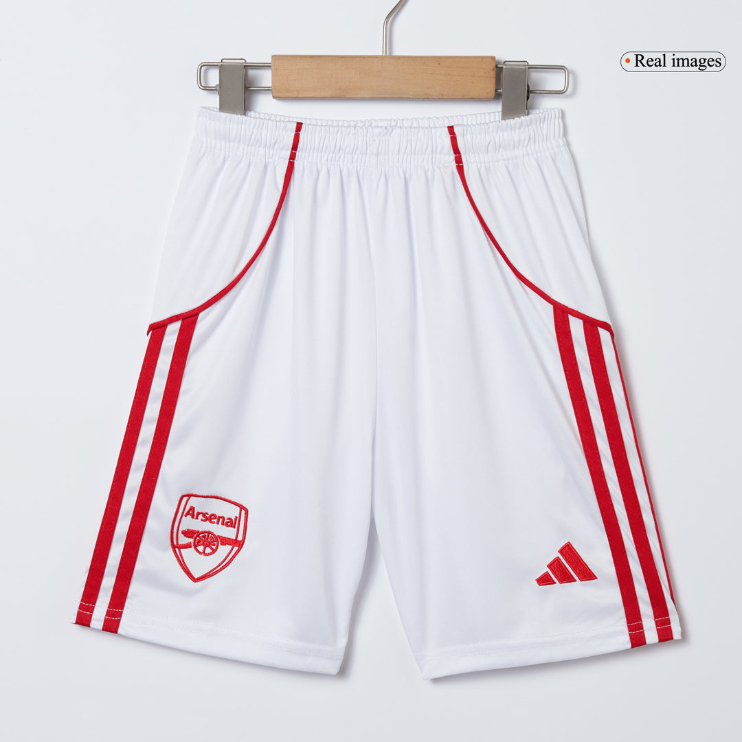 Arsenal Kid's Home Soccer Jersey Kit (Jersey+Shorts) 2025/26 Red