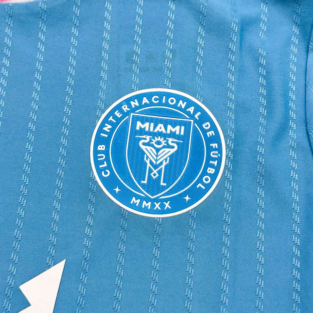 Inter Miami Player Version Third away Soccer Jersey 2025 Blue