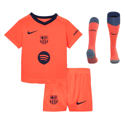 Barcelona Kid's Third Away Full Kit - Jersey+Shorts+Socks 2025/26