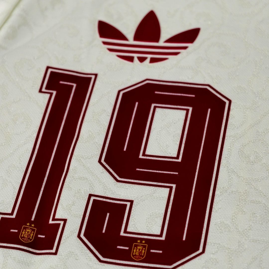 LAMINE YAMAL #19 Maillot Extérieur Espagne Version Joueur Vainqueur Coupe du Monde 2026