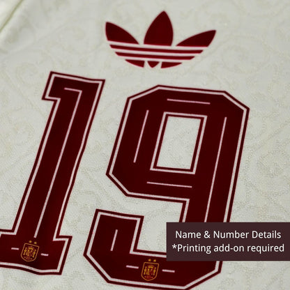 Camiseta de la selección española (La Roja) de visitante ganadora de la Copa del Mundo 2026