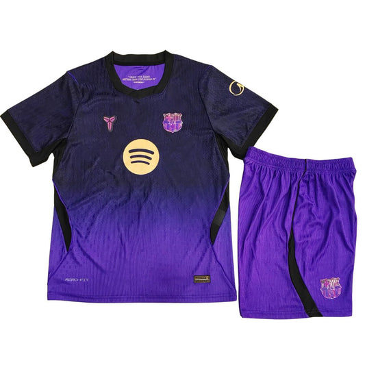 Kid's Barcelona x Kobe Bryant Away Jersey Kit Player Version - Jersey+Shorts 2026/27