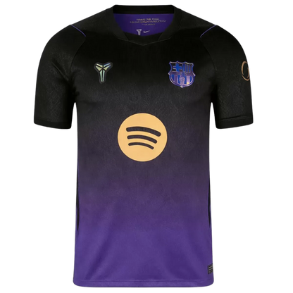 Camiseta de Lamine Yamal nº 10 del Barcelona, ​​versión visitante, temporada 2025/26 - Champions League