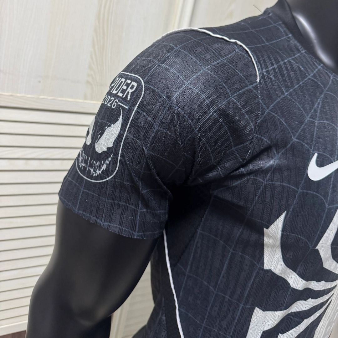 Barcelona Black Spider Special Version Player Version Soccer Jersey 2026/27