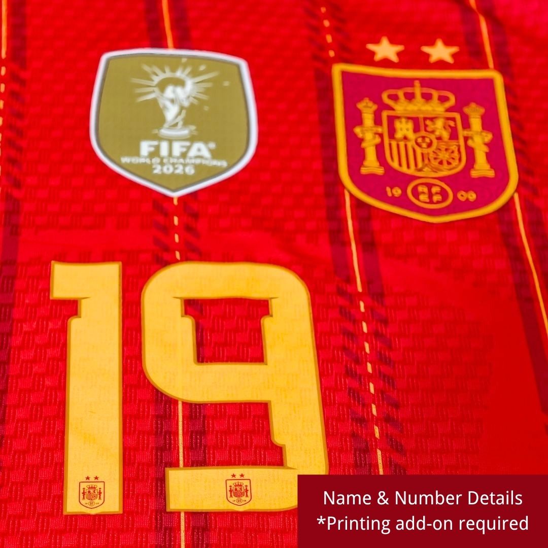 La Roja Home Winner Jersey 2026 World Cup Without Logo