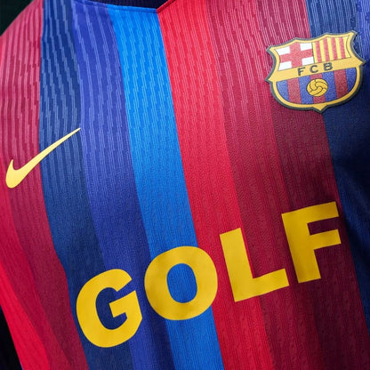 Barcelona x Golf Wang Home Player Version Soccer Jersey 2026/27
