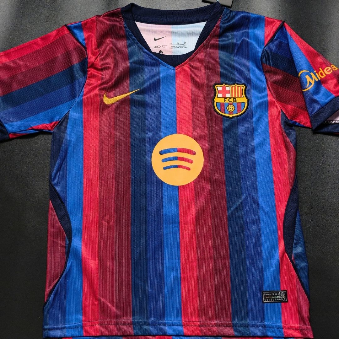 Tenue de foot domicile enfant Barcelone 2026/27 - Maillot+Short