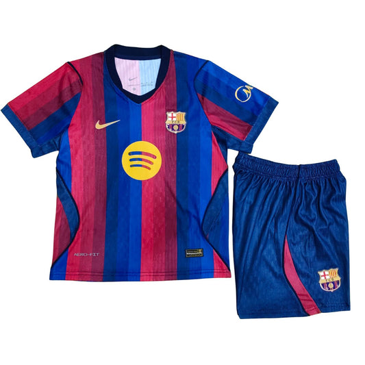 Kid's Barcelona Home Jersey Kit Player Version - Jersey+Shorts 2026/27