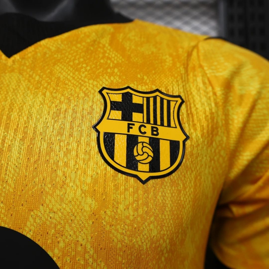 Barcelona Special Version Player Version Soccer Jersey 2026/27 Yellow