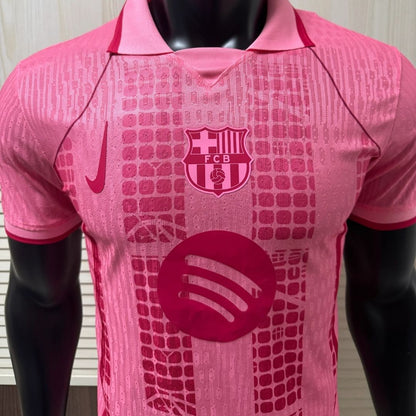 Barcelona Special Version Player Version Soccer Jersey 2026/27 Pink
