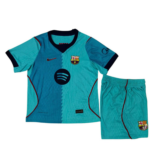 Kid's Barcelona Third Away Jersey Kit Player Version - Jersey+Shorts 2026/27