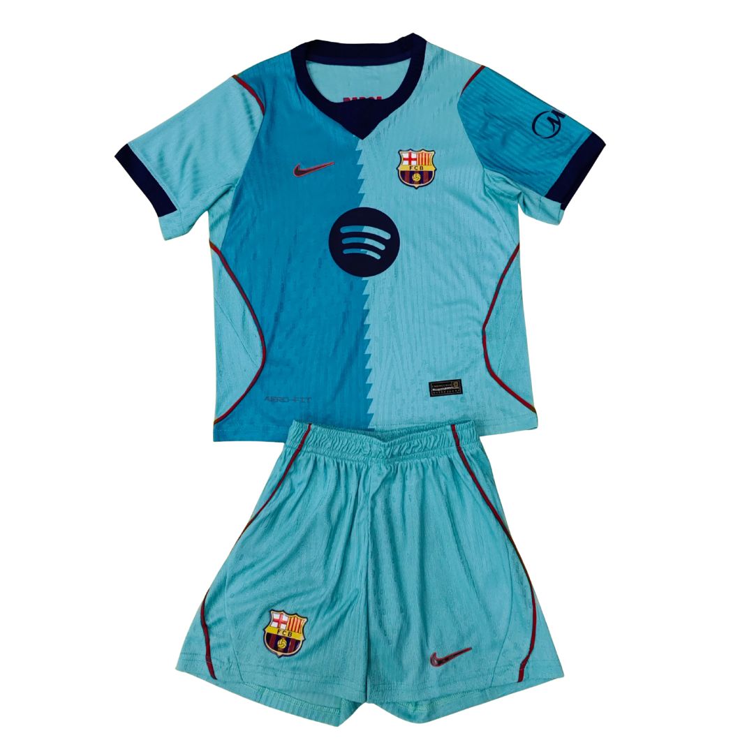 Conjunto infantil de la primera equipación del PSG (camiseta + pantalón corto) 2025/26