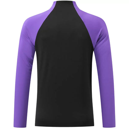 Survêtement Barcelone 1/4 Zip 2025/26 Noir