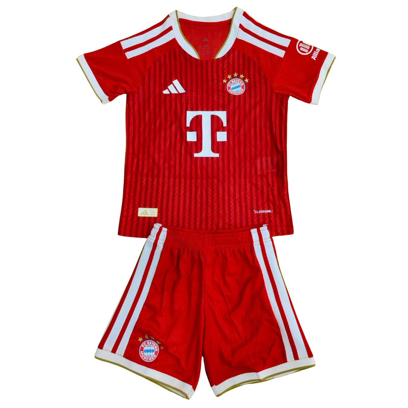 Conjunto infantil de la primera equipación del PSG (camiseta + pantalón corto) 2025/26