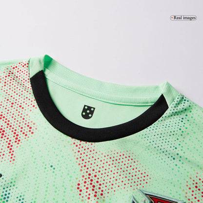 Men's Portugal Away Soccer Jersey 2025 Green - Women's Euro