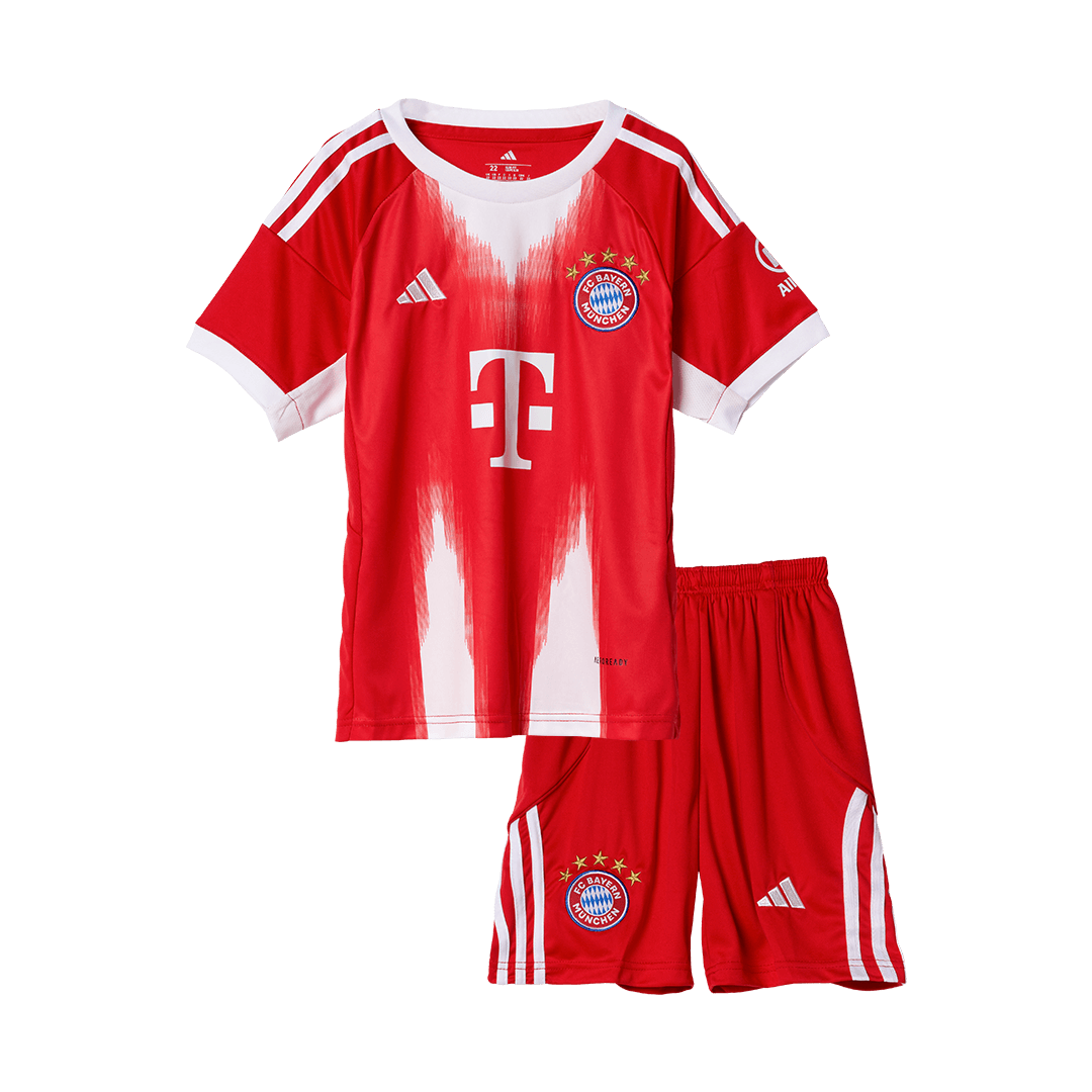 Bayern Munich Kid's Home Kit - Jersey+Shorts 2025/26