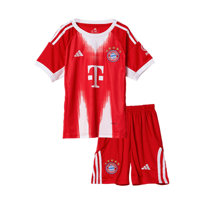 Bayern Munich Kid's Home Kit - Jersey+Shorts 2025/26