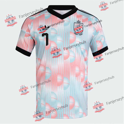 De Bruyne #7 Red Devils Europe Away Soccer Jersey 2026 World Cup