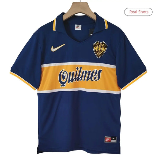 Retro Boca Juniors Home Soccer Jersey 1997/99