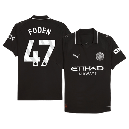 FODEN #47 Manchester City Away Player Version Soccer Jersey 2025/26