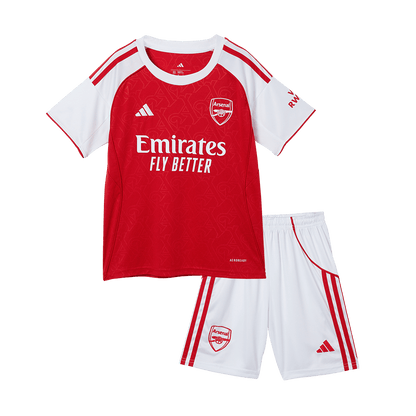 Arsenal Kid's Home Soccer Jersey Kit (Jersey+Shorts) 2025/26 Red