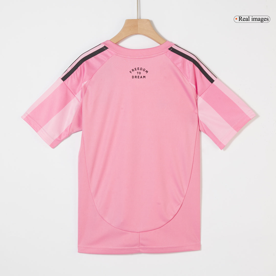 Inter Miami CF Kid's Home Soccer Jersey Kit (Jersey+Shorts) 2025 Pink