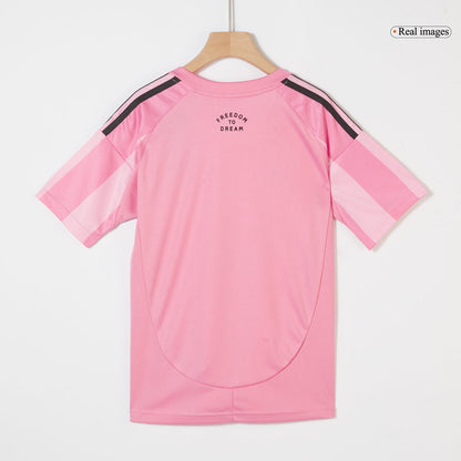 Inter Miami CF Kid's Home Soccer Jersey Kit (Jersey+Shorts) 2025 Pink