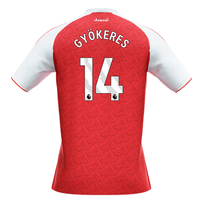 GYÖKERES #14 Arsenal Home Soccer Jersey 2025/26