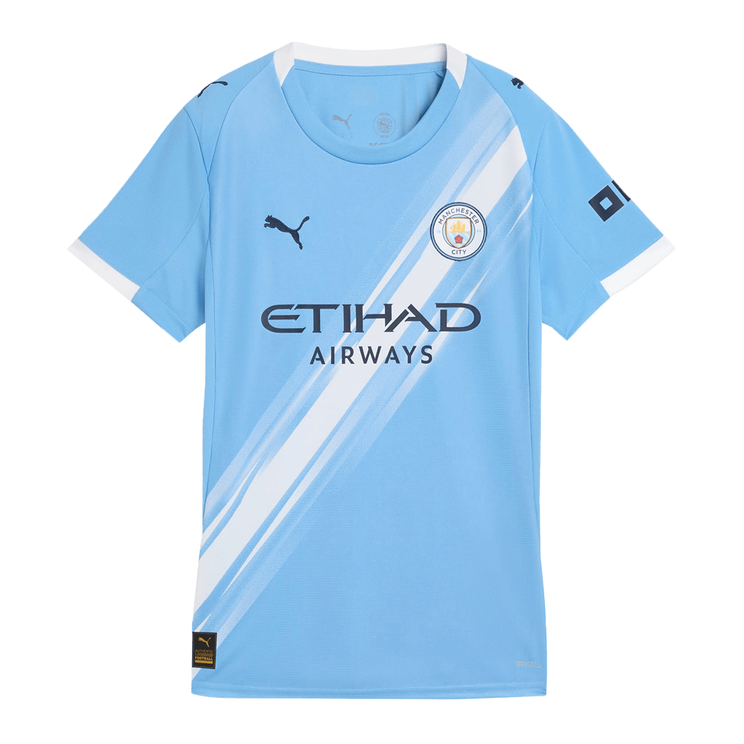 Manchester City Women's Home Soccer Jersey 2025/26 Blue