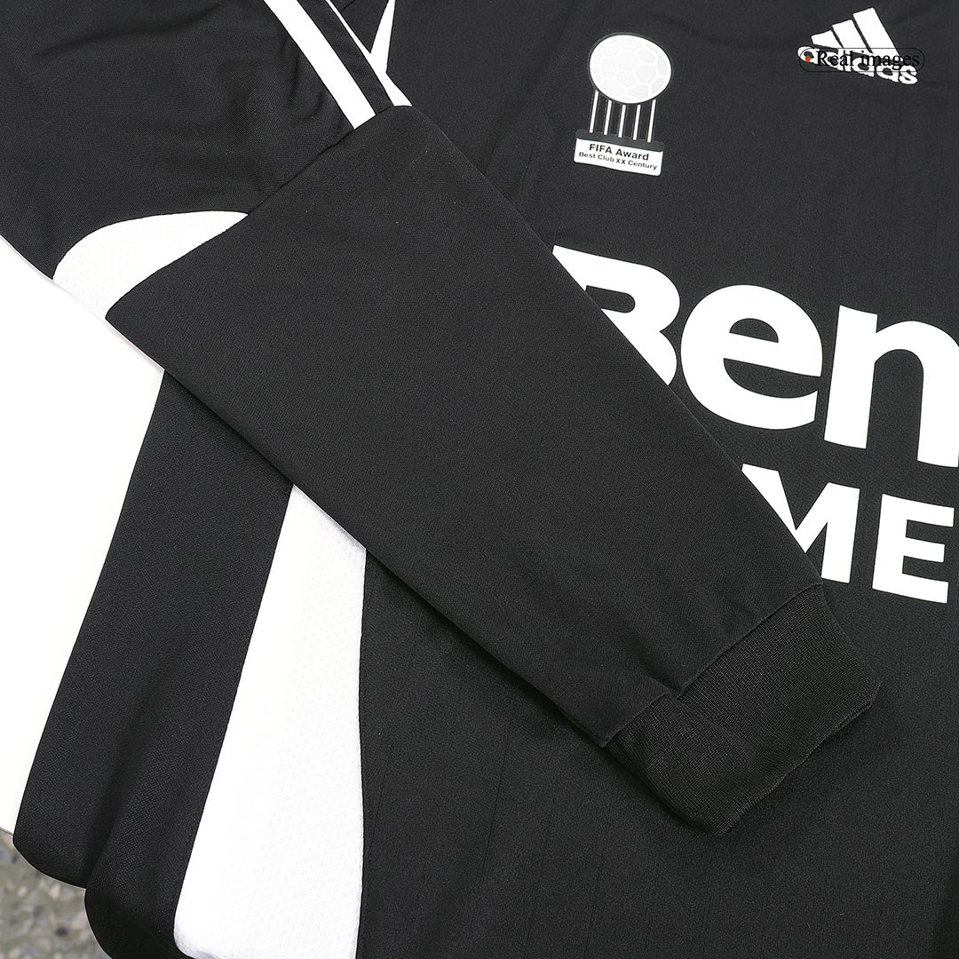 Real Madrid 2006/07 Away Long Sleeve Retro Football Jersey