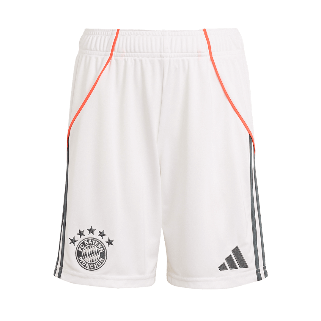 Bayern Munich Away Soccer Jersey Kit (Jersey+Shorts) 2025/26 White