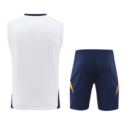 Real Madrid Pre-Match Soccer Jersey Vest Kit (Jersey+Shorts) 2024/25