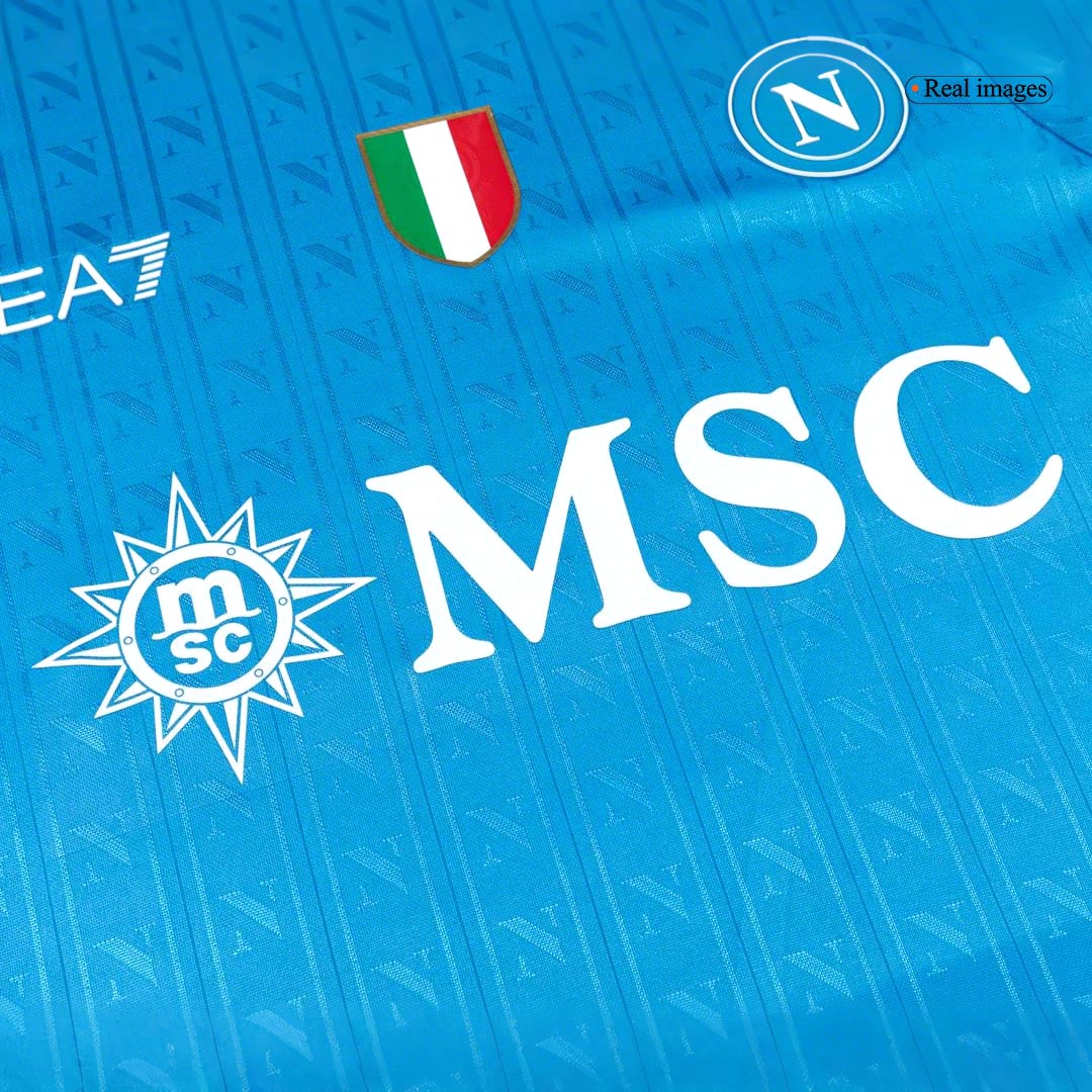 Napoli Home Player Version Soccer Jersey 2025/26