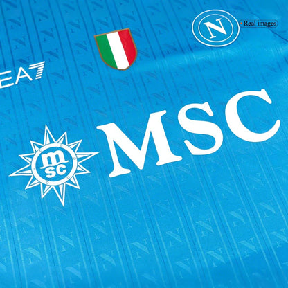 Napoli Home Player Version Soccer Jersey 2025/26