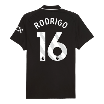 RODRIGO #16 Manchester City Away Player Version Soccer Jersey 2025/26
