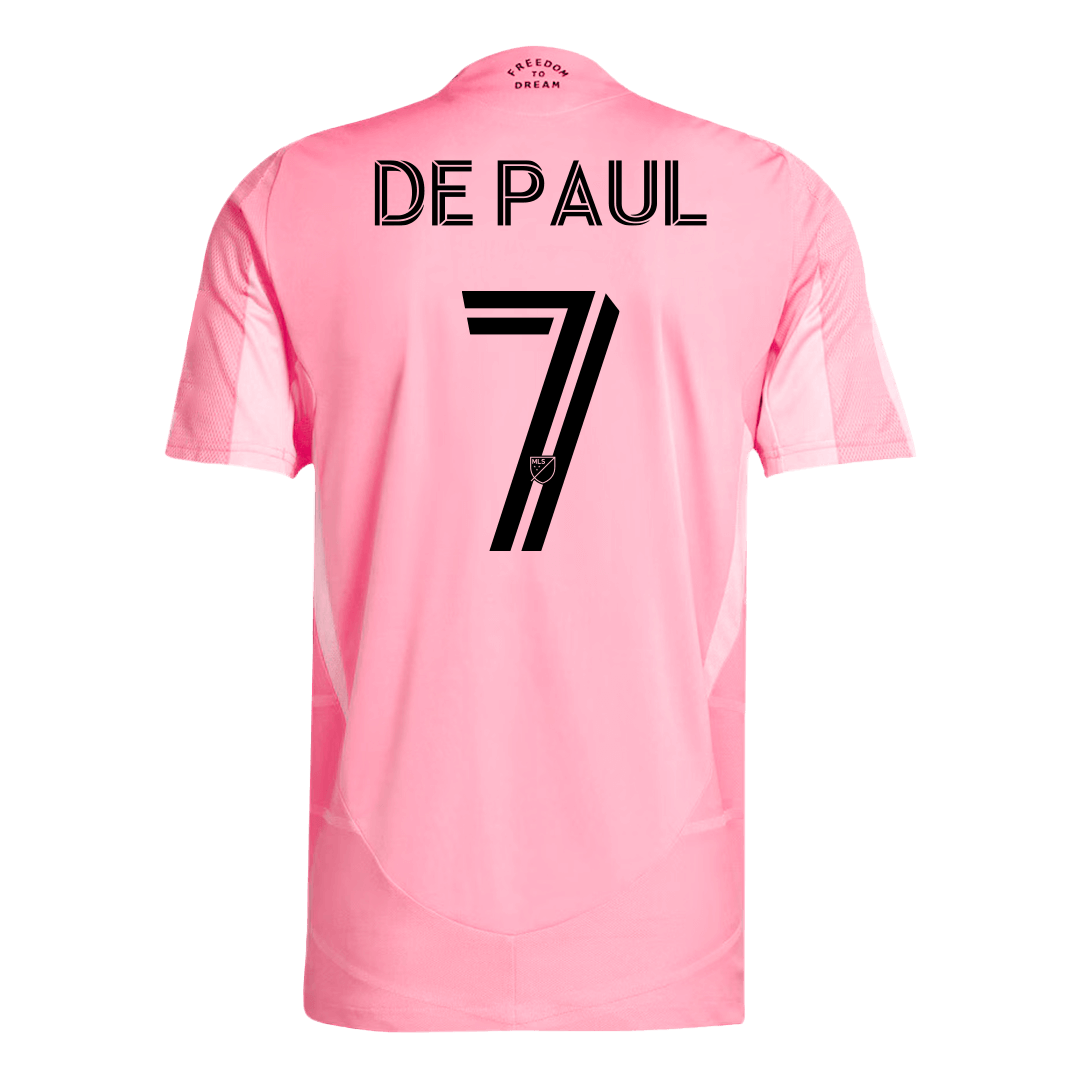 DE PAUL #7 Inter Miami CF Home Player Version Soccer Jersey 2025