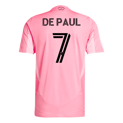 DE PAUL #7 Inter Miami CF Home Player Version Soccer Jersey 2025