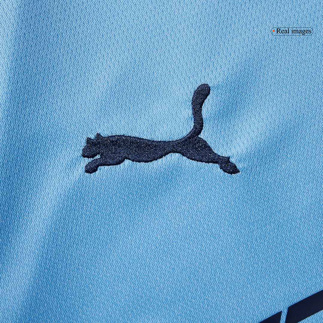 Manchester City Home Long Sleeve Soccer Jersey 2025/26