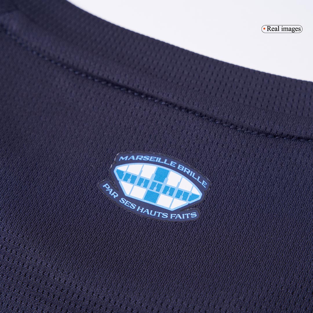 Marseille Kid's Away Kit - Jersey+Shorts 2025-26
