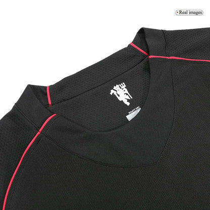 Manchester United 2007/08 Away Long Sleeve Retro Soccer Jersey