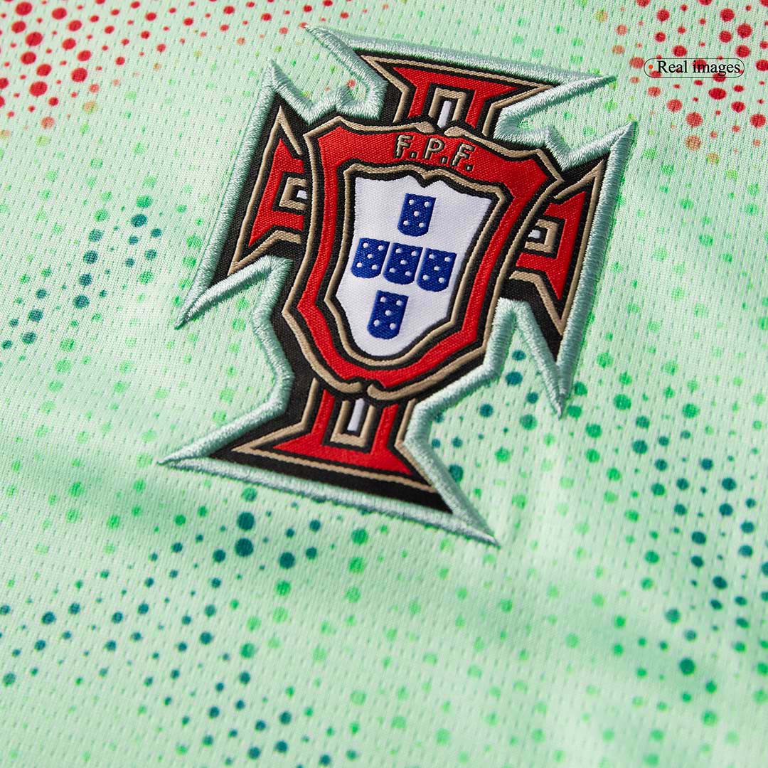 Men's Portugal Away Soccer Jersey 2025 Green - Women's Euro