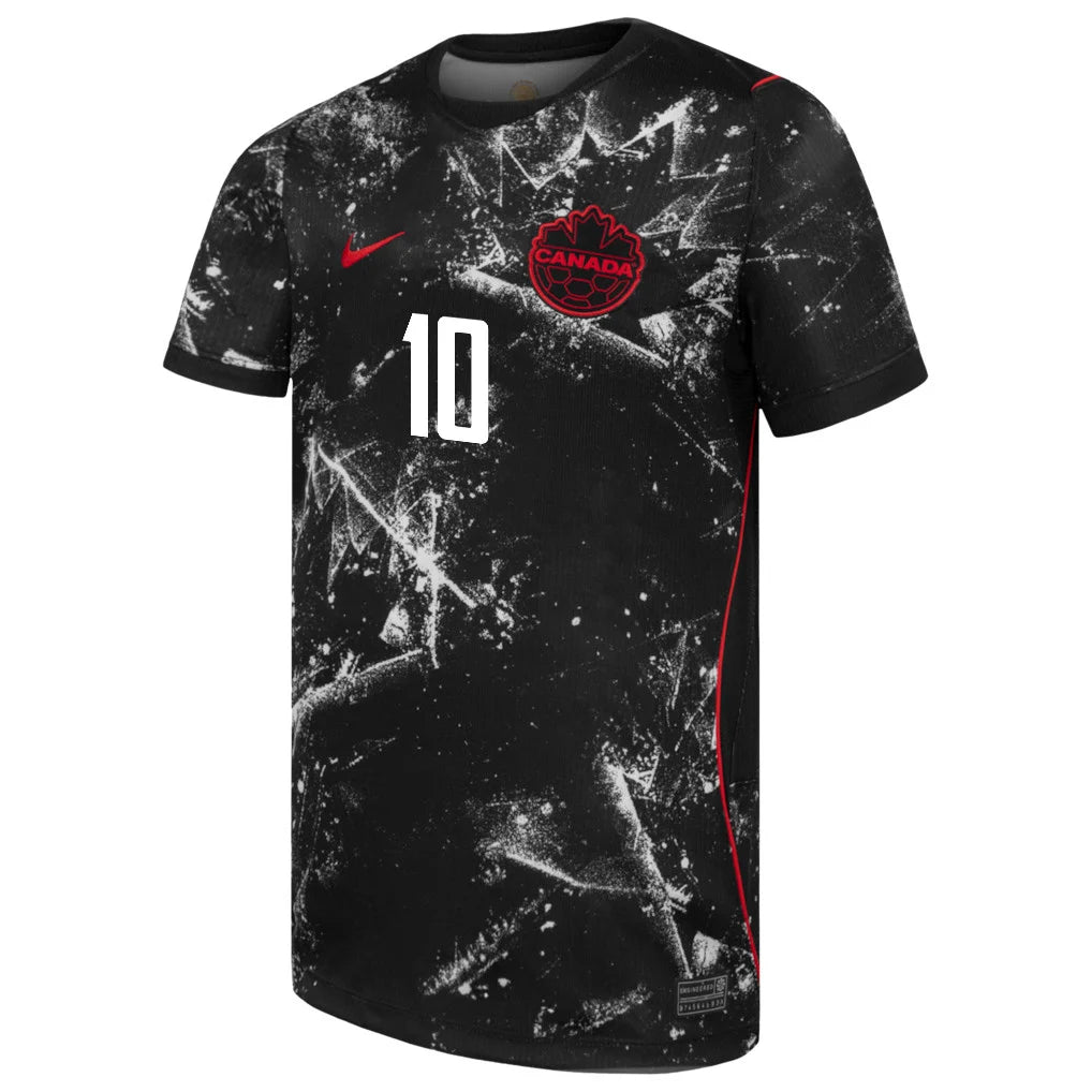 Maillot de football J. DAVID #10 domicile Canada Coupe du Monde 2026